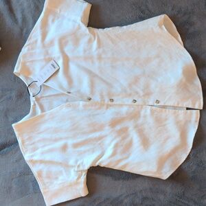 Vetta Capsule Girlfriend Shirt in Cream in Size S